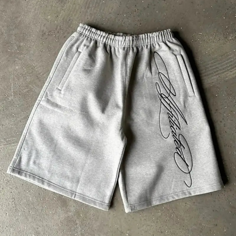 Herren Streetwear Shorts – Hip Hop Graffiti Baggy Sommer