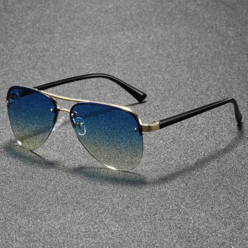 Herren Sonnenbrille mit Doppelbrücke – Outdoor & Freizeit