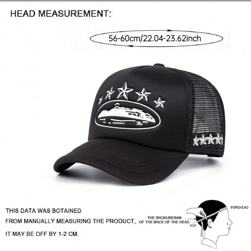 Streetwear Baseball Cap – Hip Hop Mesh Hut Unisex
