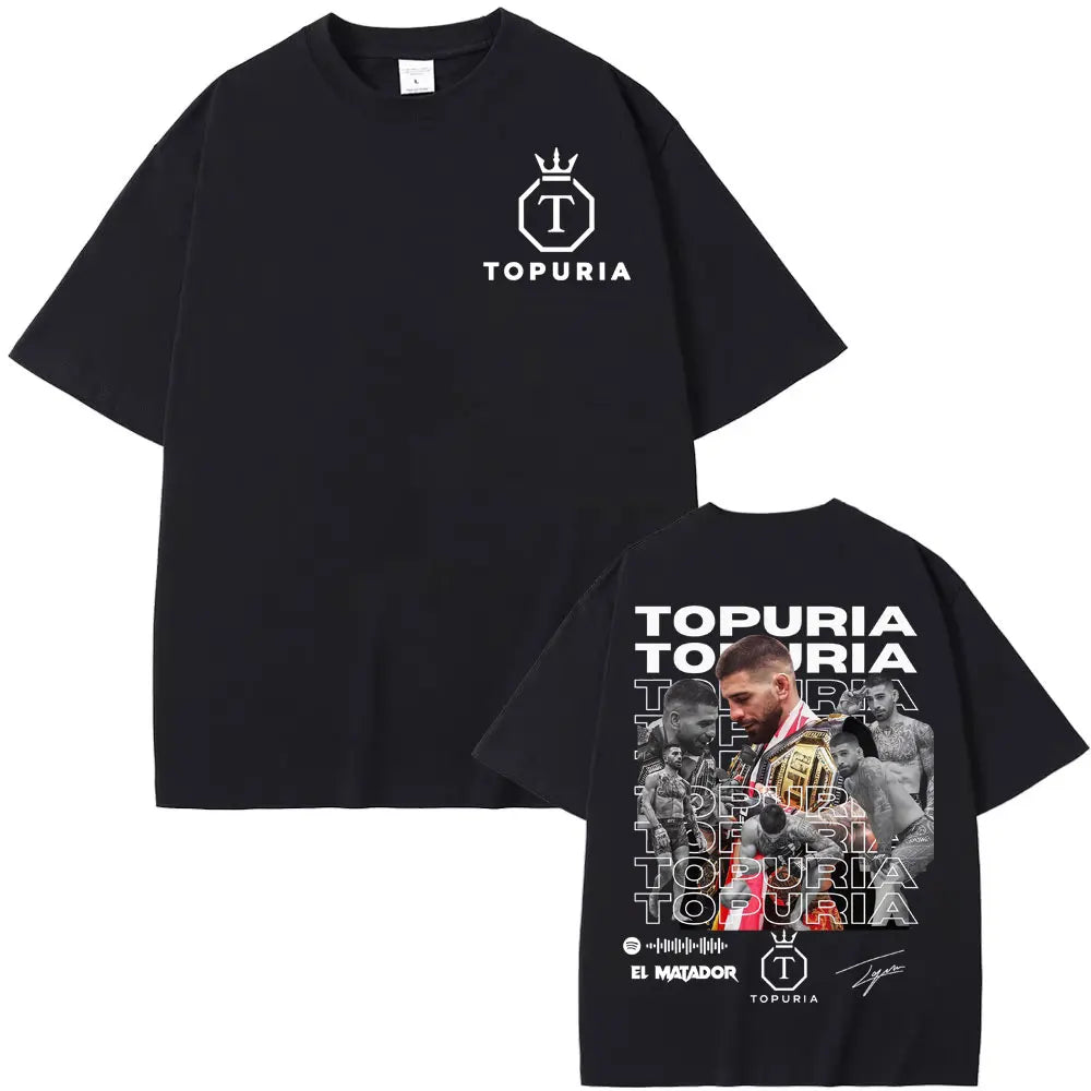 El Matador – Ilia Topuria Vintage Grafik-T-Shirt