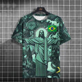 Brasilien Fußball Trikot – Sommer T-Shirt | Unisex Streetwear