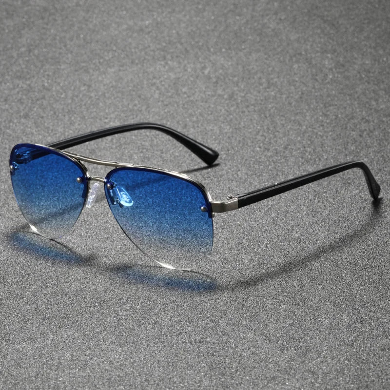 Herren Sonnenbrille mit Doppelbrücke – Outdoor & Freizeit