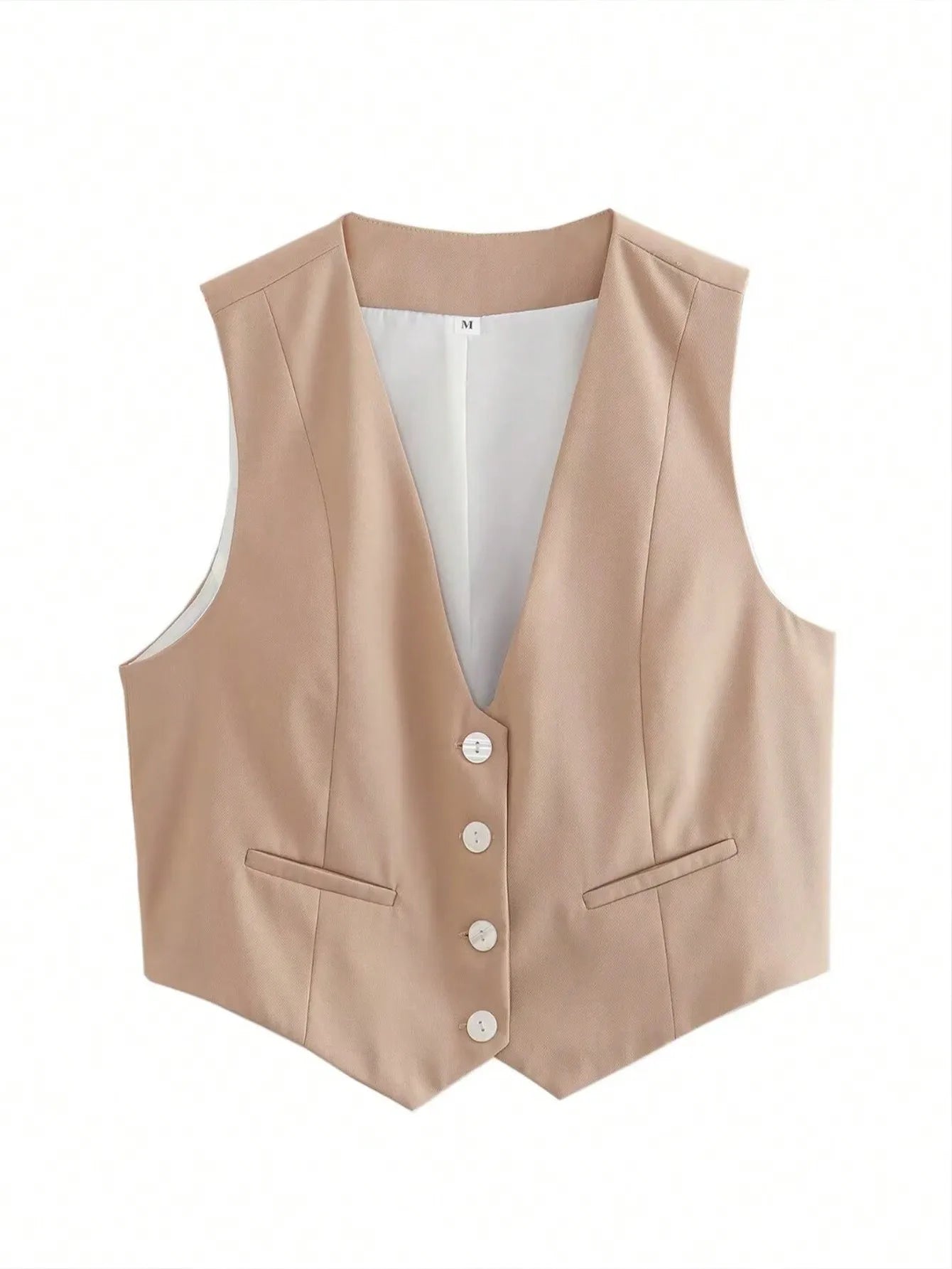 Damen Ärmellose Crop-Weste – Casual, Chic & Vielseitig