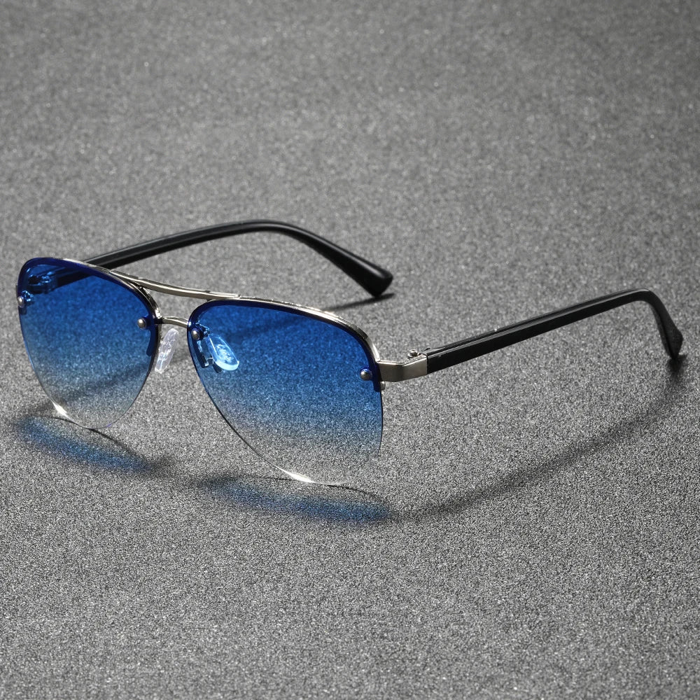 Herren Sonnenbrille mit Doppelbrücke – Outdoor & Freizeit