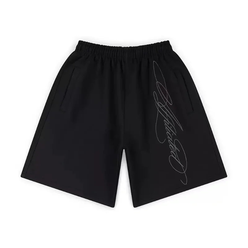 Herren Streetwear Shorts – Hip Hop Graffiti Baggy Sommer