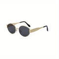 Ovale Damen Sonnenbrille mit Metallrahmen – Elegant & Trendig