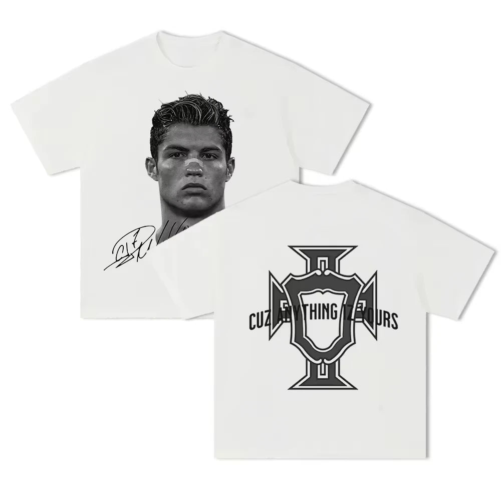 Cristiano Ronaldo Fan T-Shirt – Streetwear Edition | Unisex