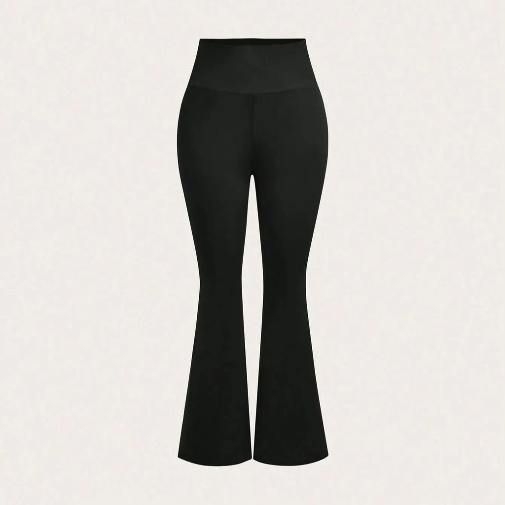 Damen Schlaghose mit Hoher Taille – Stylisch, Dehnbar & Bequem