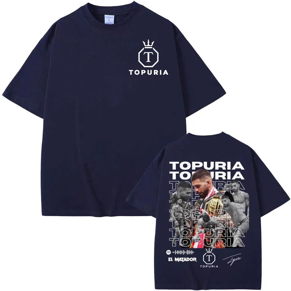 El Matador – Ilia Topuria Vintage Grafik-T-Shirt