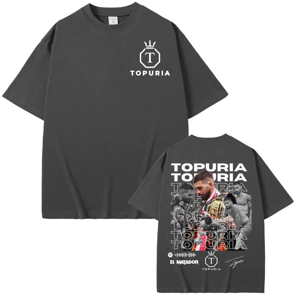 El Matador – Ilia Topuria Vintage Grafik-T-Shirt