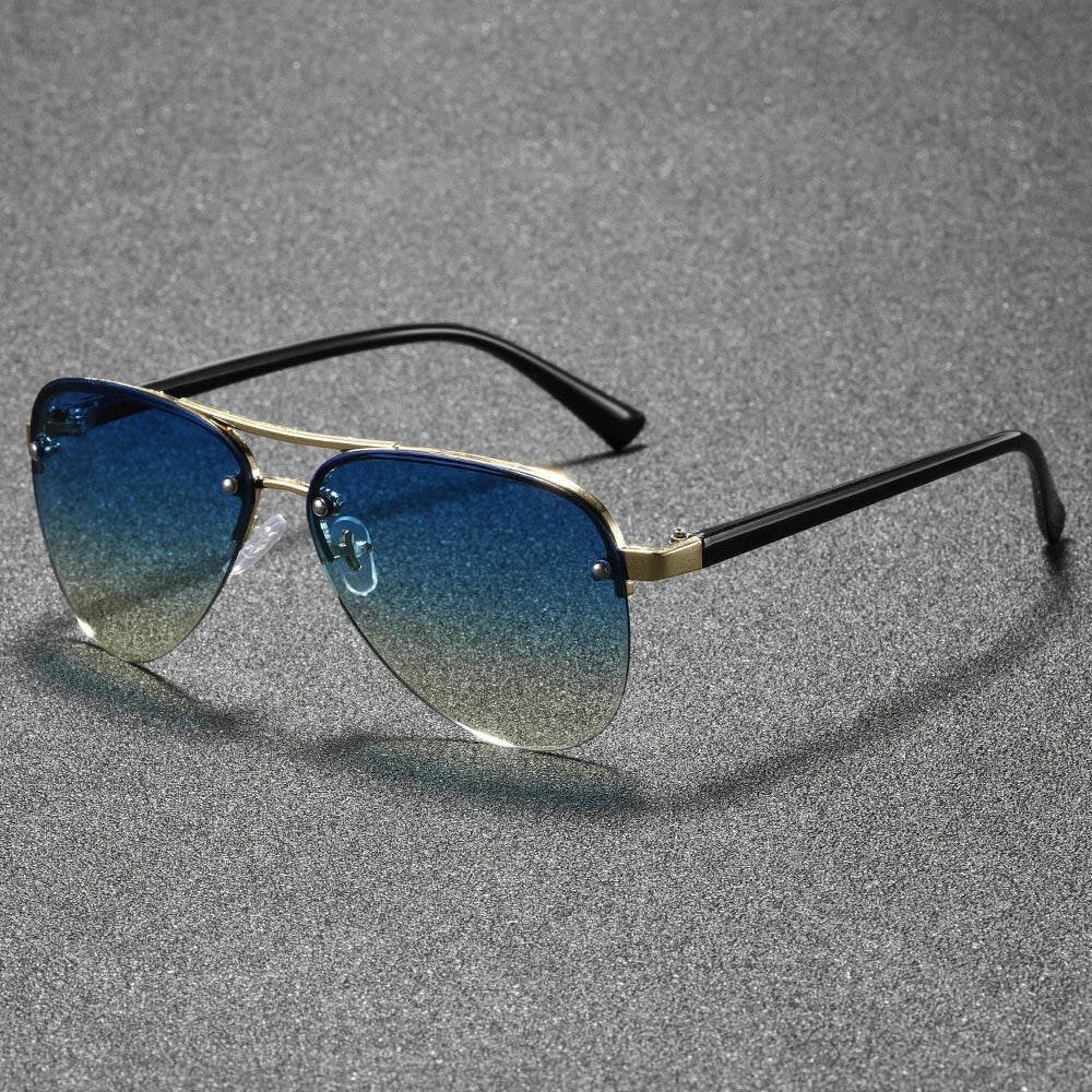 Herren Sonnenbrille mit Doppelbrücke – Outdoor & Freizeit