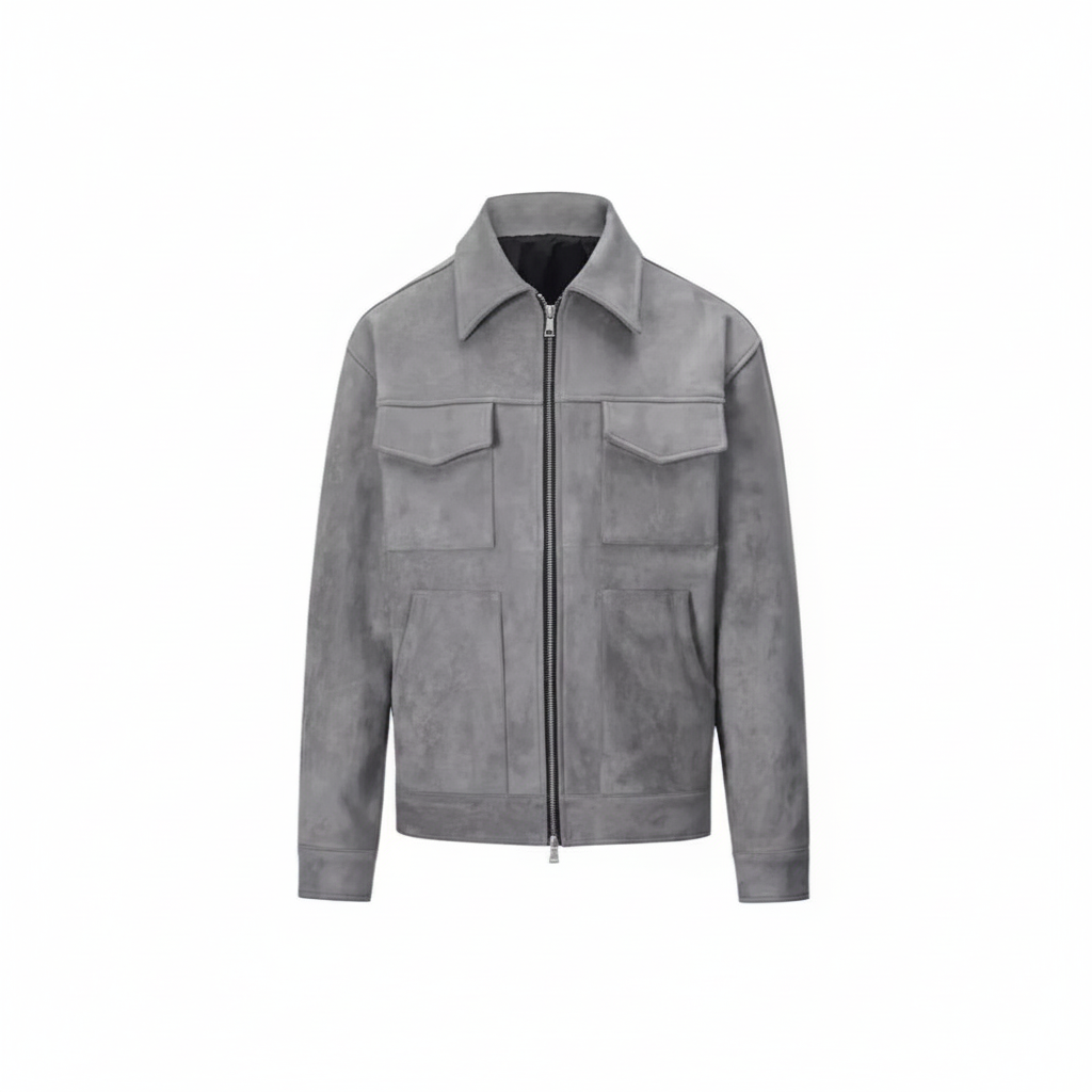 Grey Suede Jacket HQ