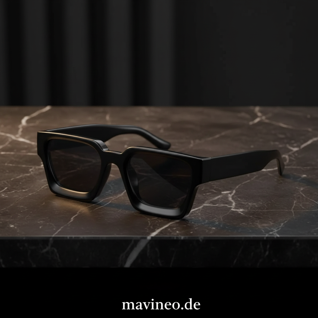 Werbebild 4 – Schwarze Brille offen